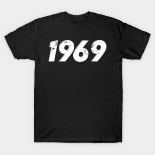 1969 - Vintage Grunge Effect T-Shirt